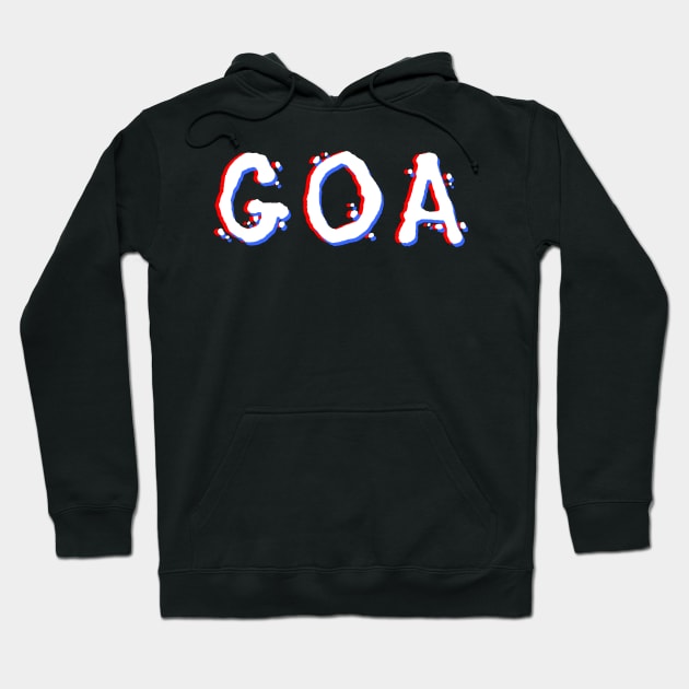 GOA Illusion Hoodie by T-Shirt Dealer